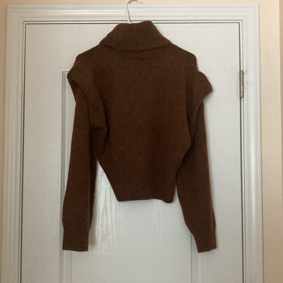 MNG Brown Cowl Neck Sweater - Picture 2 of 4